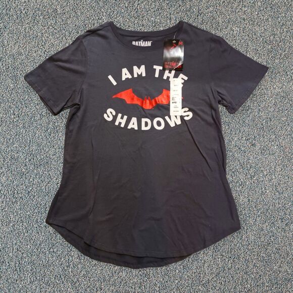 Batman Women's Juniors Size XXL I Am The Shadows Graphic T-Shirt - Picture 1 of 4